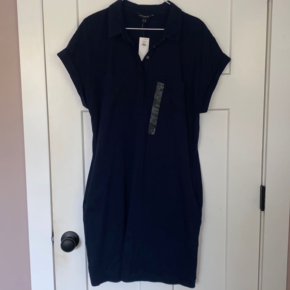 Banana Republic Navy Dress New with tags! size Large
